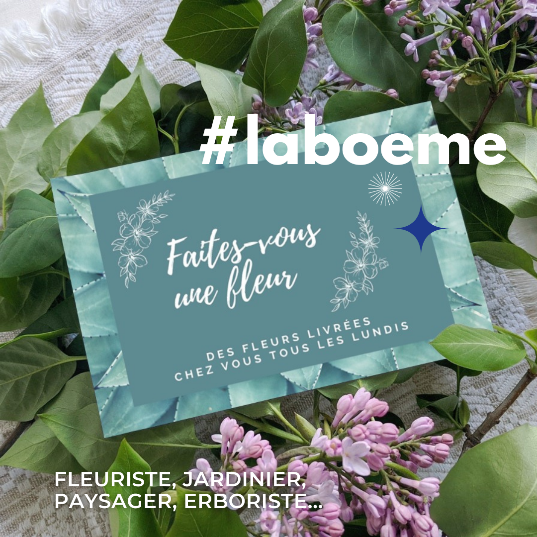 carte de visite fleuriste